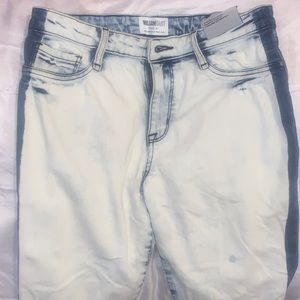 William fast Denim jeans sculpted high rise